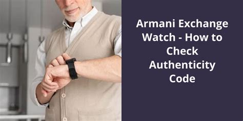 fake armani watch|armani authenticity code check.